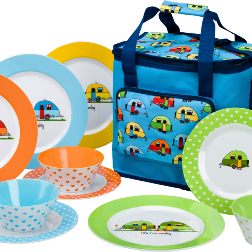 Flamefield Love Caravanning Set Geschirrset 13-teilig - Kochgeschirr-Sets