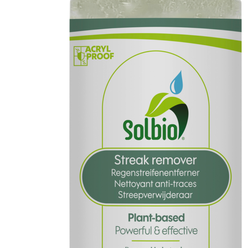 Solbio Regenstreifenentferner Reinigungsmittel pflanzliche Formel 500 ml - Außenbereich & Lack