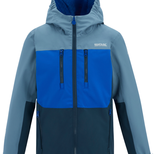 Regatta Highton Kinder Regenjacke  blau 164 - Kinderjacken