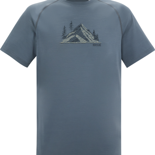 Regatta Escade Herren Funktionsshirt blau XXL - Herrenshirts, -hemden & -pullover