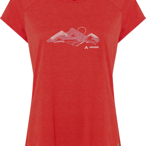 Vaude Tekoa II Damen Funktionsshirt rot 40 - Damenshirts, -blusen & -pullover