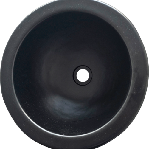 Comet Einlegemulde Mini Waschbecken rund mattschwarz 29 cm - Waschbecken