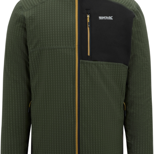 Regatta Alven Herren Fleecejacke dunkelgrün XL - Herrenjacken