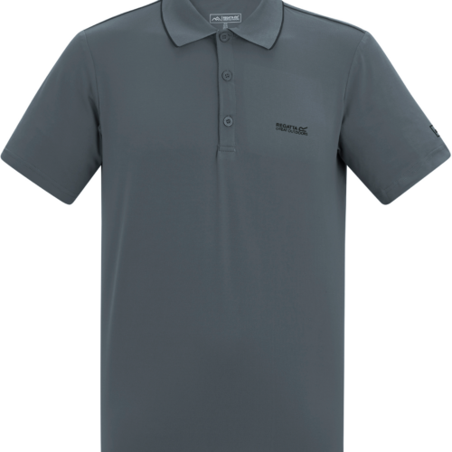 Regatta Maverik Stretch Herren Funktionsshirt dunkelgrau M - Herrenshirts, -hemden & -pullover