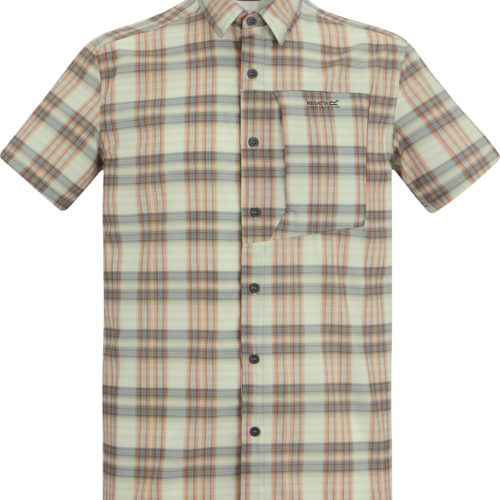 Regatta Anti-Insect Travel Light Herren Kurzarmhemd rot XL - Herrenshirts, -hemden & -pullover