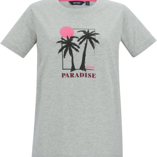 Regatta Filandra IX Damen T-Shirt hellgrau 42 - Damenshirts, -blusen & -pullover
