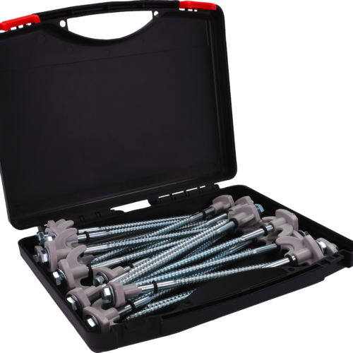 Berger ExtremePeg Glow In The Dark Schraubhering-Set, 20-teilig - Zeltheringe & Abspannmaterial