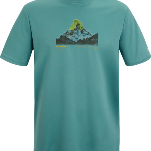 Regatta Fingal Herren Funktionsshirt mit Grafikprint hellblau XXXL - Herrenshirts, -hemden & -pullover