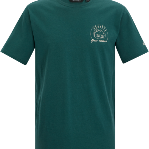 Regatta Cline IX Herren T-Shirt dunkelgrün XXL - Herrenshirts, -hemden & -pullover