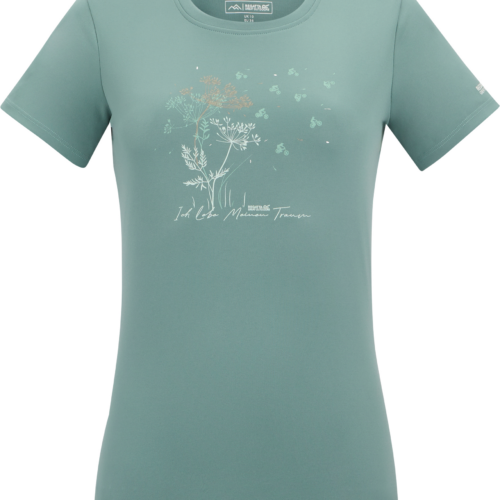 Regatta Fingal Slogan Damen Funktionsshirt grün 40 - Damenshirts, -blusen & -pullover