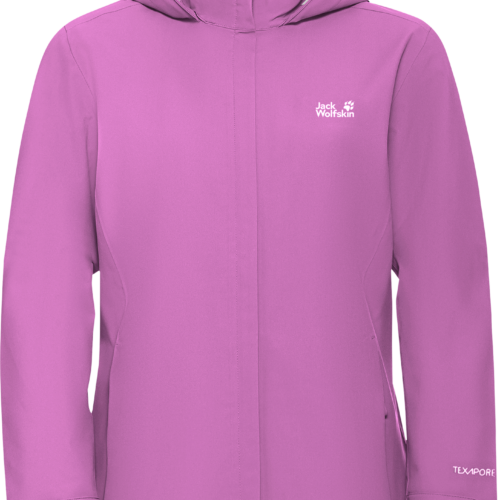 Jack Wolfskin Trailtime Damen Regenjacke lila XXL - Damenjacken