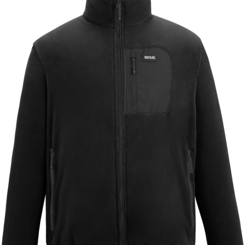 Regatta Frankie F/Z Herren Fleecejacke schwarz XXL - Herrenjacken