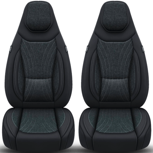 Bremer Sitzbezüge Wohnmobil Schonbezüge C-Serie 2 Stück für Fiat Ducato / Jumper / Boxer anthrazit - Sitzbezüge von Bremer-Sitzbezüge