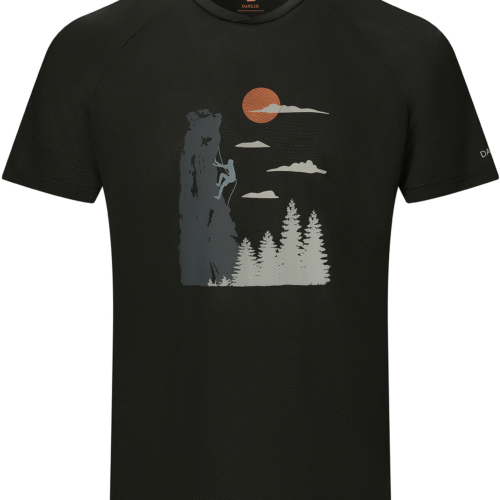 Dare2b Tech II Herren T-Shirt schwarz XXXL - Herrenshirts, -hemden & -pullover von Dare 2b