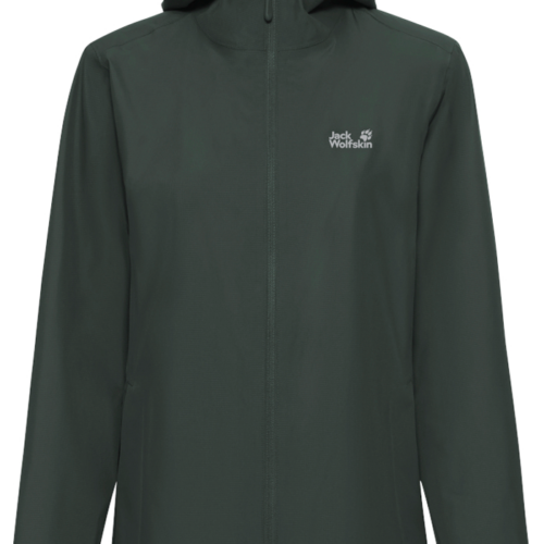 Jack Wolfskin Outrovert 2L Damen Outdoorjacke dunkelgrün M - Damenjacken
