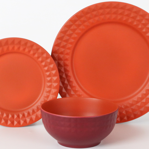 Flamefield Viva Terra Set Geschirrset 12-teilig - Kunststoff und Melamin Geschirr-Sets