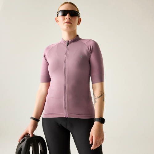 Dare2b Lightning Damen Fahrradtrikot rosa 40 - Damenshirts, -blusen & -pullover von Dare 2b