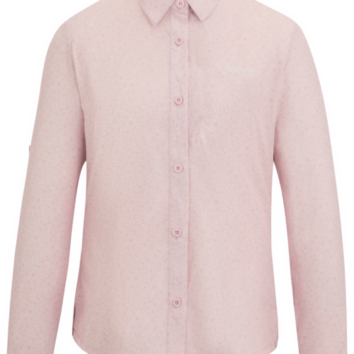 Regatta Anti-Insect Travel Light Damen Langarmbluse rosa 44 - Damenshirts, -blusen & -pullover