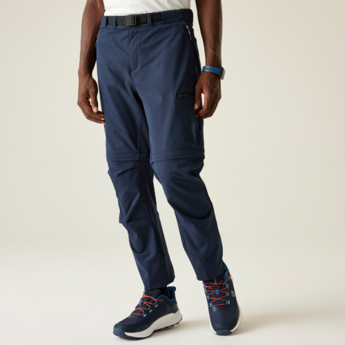 Dare2b Tuned In Pro II Herren Zip-Off Wanderhose dunkelblau 54 - Herrenhosen & -shorts von Dare 2b