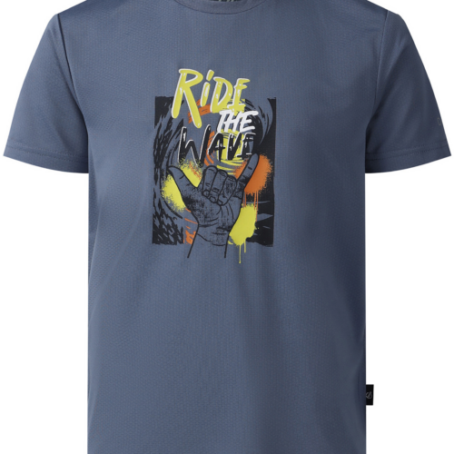Dare2b Amuse III Kinder Funktionsshirt hellgrau 176 - Kinder T-Shirts & -hemden von Dare 2b