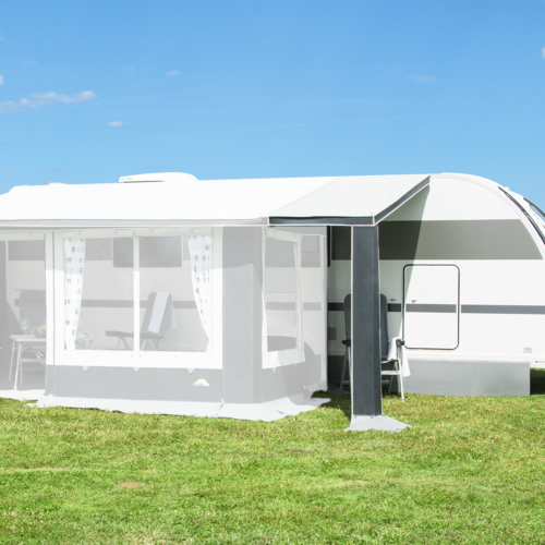 DWT Verandadach für Juwel 4 Seasons Wohnwagenvorzelt 100 x 270 cm links - Teilvorzelte