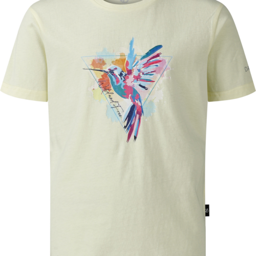 Dare2b Trailblazer III Kinder Baumwollshirt  gelb 128 - Kinder T-Shirts & -hemden von Dare 2b