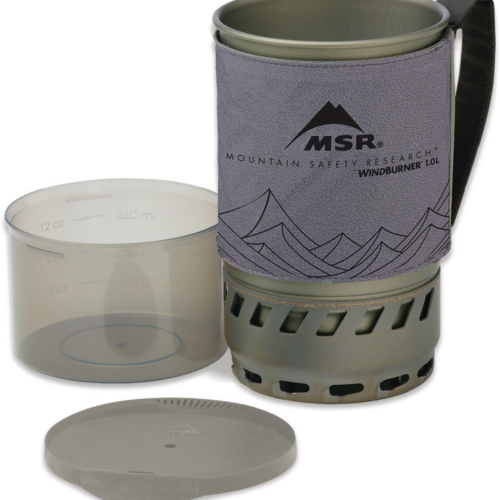 MSR WindBurner Personal Accessory Pot Campingtopf mit Wärmetauscher 1,0 Liter - Camping-Töpfe