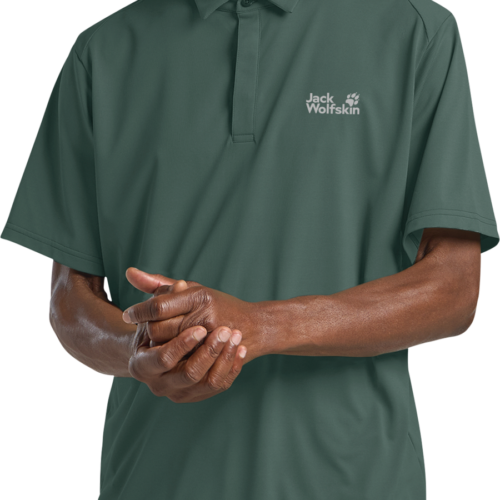 Jack Wolfskin Delgami Herren Poloshirt olive XXXL - Herrenshirts, -hemden & -pullover