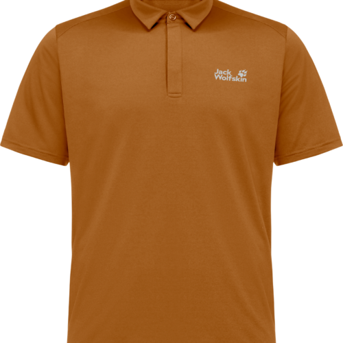 Jack Wolfskin Delgami Herren Poloshirt orange XXL - Herrenshirts, -hemden & -pullover