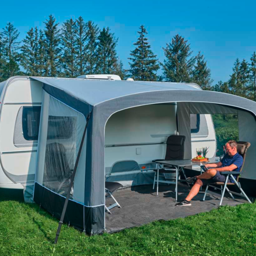 Isabella Ventura Air Sol Seitenwand für Sonnendach mit 250 cm Tiefe links - Markisenvorzelte & Wände