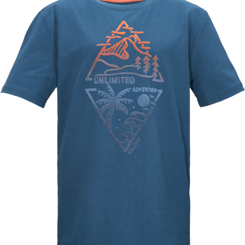 Killtec KOS 137 Jungen Funktionsshirt blau 128 - Kinder T-Shirts & -hemden