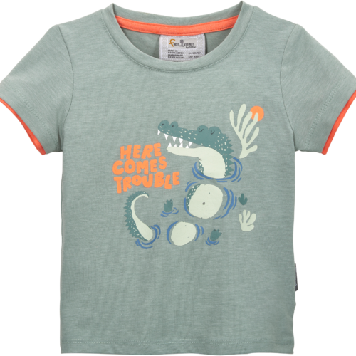 Killtec First Instinct FIOS 1 Kinder Funktionsshirt grün 110-116 - Kinder T-Shirts & -hemden