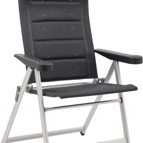 Crespo AL/237 M Deluxe Klappstuhl 7-fach verstellbar dunkelgrau - Klappstühle