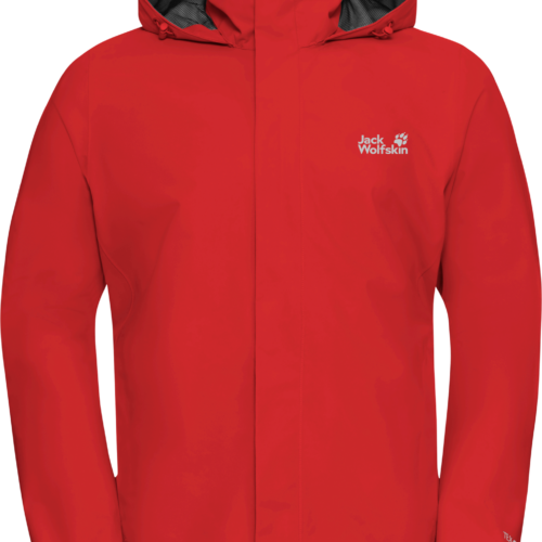 Jack Wolfskin Trailtime Herren Regenjacke rot XXL - Herrenjacken