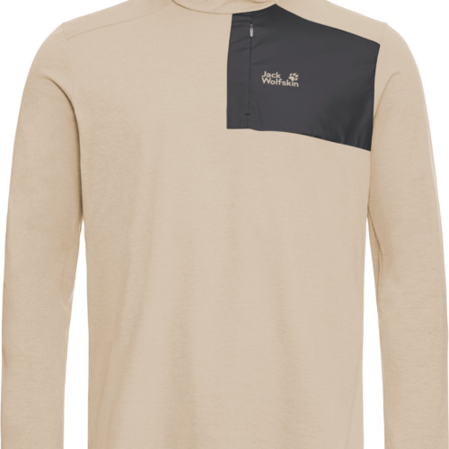 Jack Wolfskin Sucol Herren Kapuzenpullover beige XXXL - Herrenshirts, -hemden & -pullover