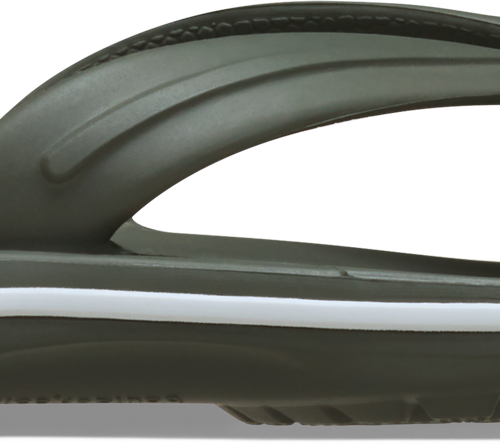 Crocs Crocband Flip Unisex Sandalen olive 39-40 - Herrenschuhe
