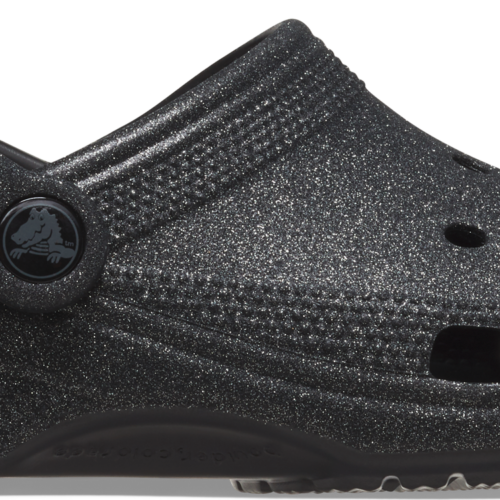 Crocs Classic Glitter Clog Unisex Sandalen schwarz 36-37 - Herrenschuhe