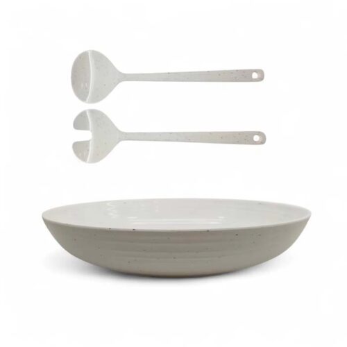 Flamefield Salatgeschirrset Granite Pearl 3 teilig - Schüsseln & Schalen