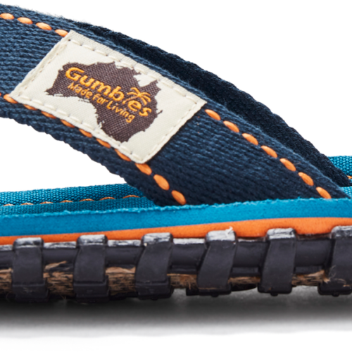 Gumbies Original Unisex Flip Flops blau 45 - Damenschuhe