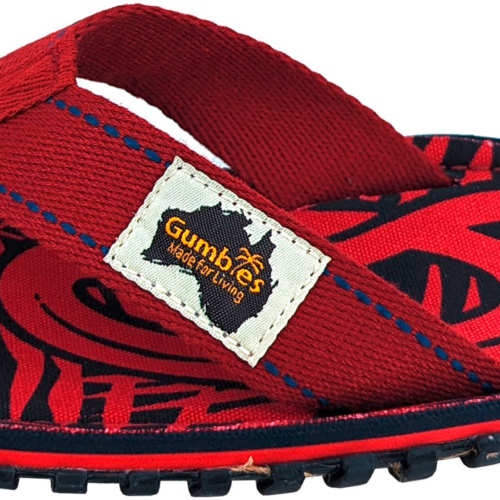 Gumbies Original Damen Flip Flops rot 41 - Damenschuhe