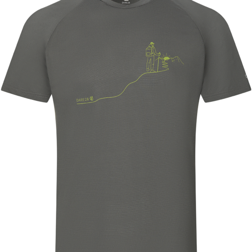 Dare2b Tech II Herren T-Shirt dunkelgrau XL - Herrenshirts, -hemden & -pullover von Dare 2b