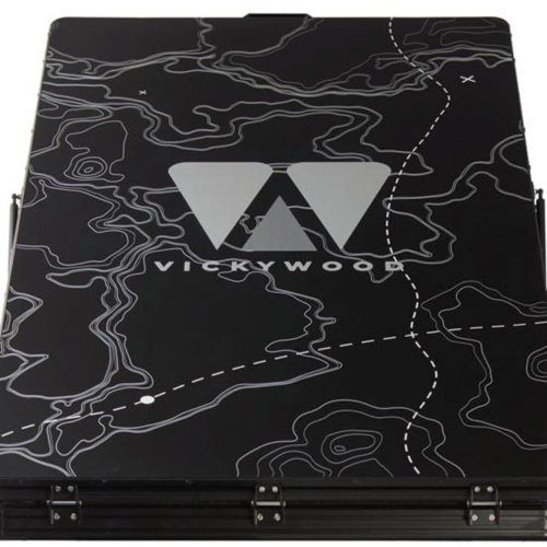 Vickywood Cumaru Light 152 Hartschalendachzelt für 2 Personen grau - Dachzelte Hartschale