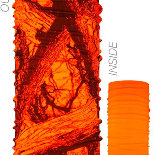 P.A.C. Inside Out Unisex Multifunktionstuch rot Einheitsgröße - Schals & Multifunktionstücher von PAC