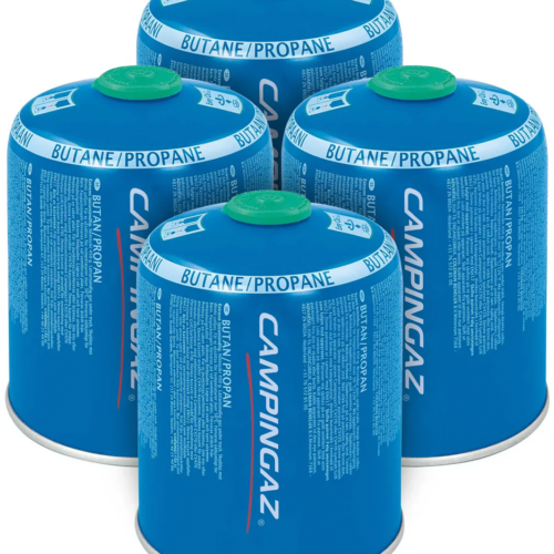 Campingaz CV 470 Plus Gaskartusche mit Sicherheitsventil / Easy Clic kompatibel 4 Stück je 450 g - Gaskartuschen