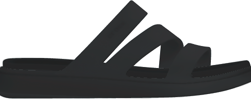 Crocs Getaway Strappy Damensandalen schwarz 37-38 - Damenschuhe