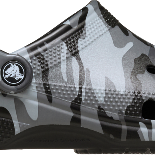 Crocs Classic Camouflage Clog Unisex Allround Schuhe dunkelgrau 39-40 - Herrenschuhe
