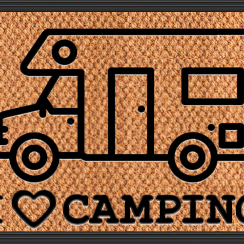 Arisol Spider Fußmatte Camper 60 x 40 cm - Vorzeltteppich & Zeltboden
