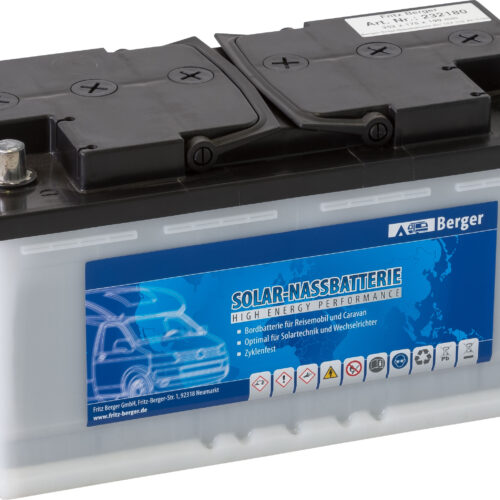 Berger Solar Nassbatterie 12V / 110 Ah - Fahrzeug-Batterien