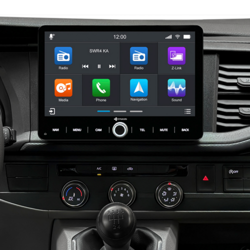 Dynavin D9-V10W2 Premium 10,1-Zoll Android Navigationssystem für VW T6.1 und Golf Sportsvan - Navigationsgeräte