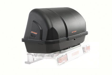 Fabbri Set Minibox Gepäckbox für Anhängerkupplungsträger 400 Liter - Fahrradträger-Zubehör von Fabbri Portatutto